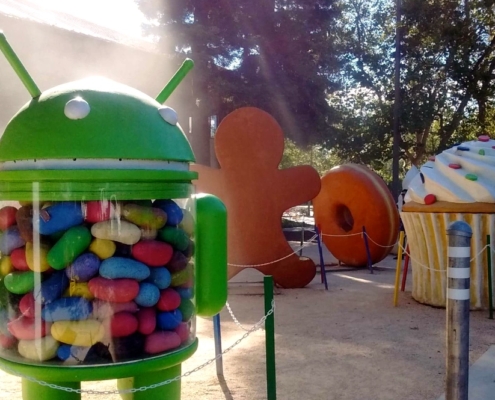 California Corporate Retreat Google Statues