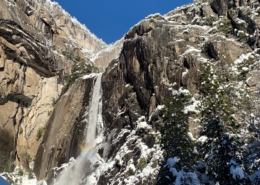 Lower Yosemite Fall in Winter